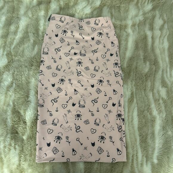 NWT Le Superbe Reversible “Give Me a Sign” Two Timer Skirt - Medium - Picture 6 of 11